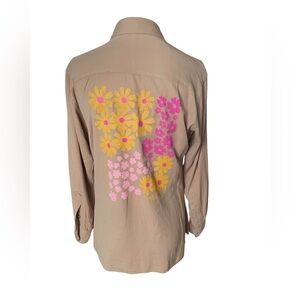 Vintage 50’s military khaki Top